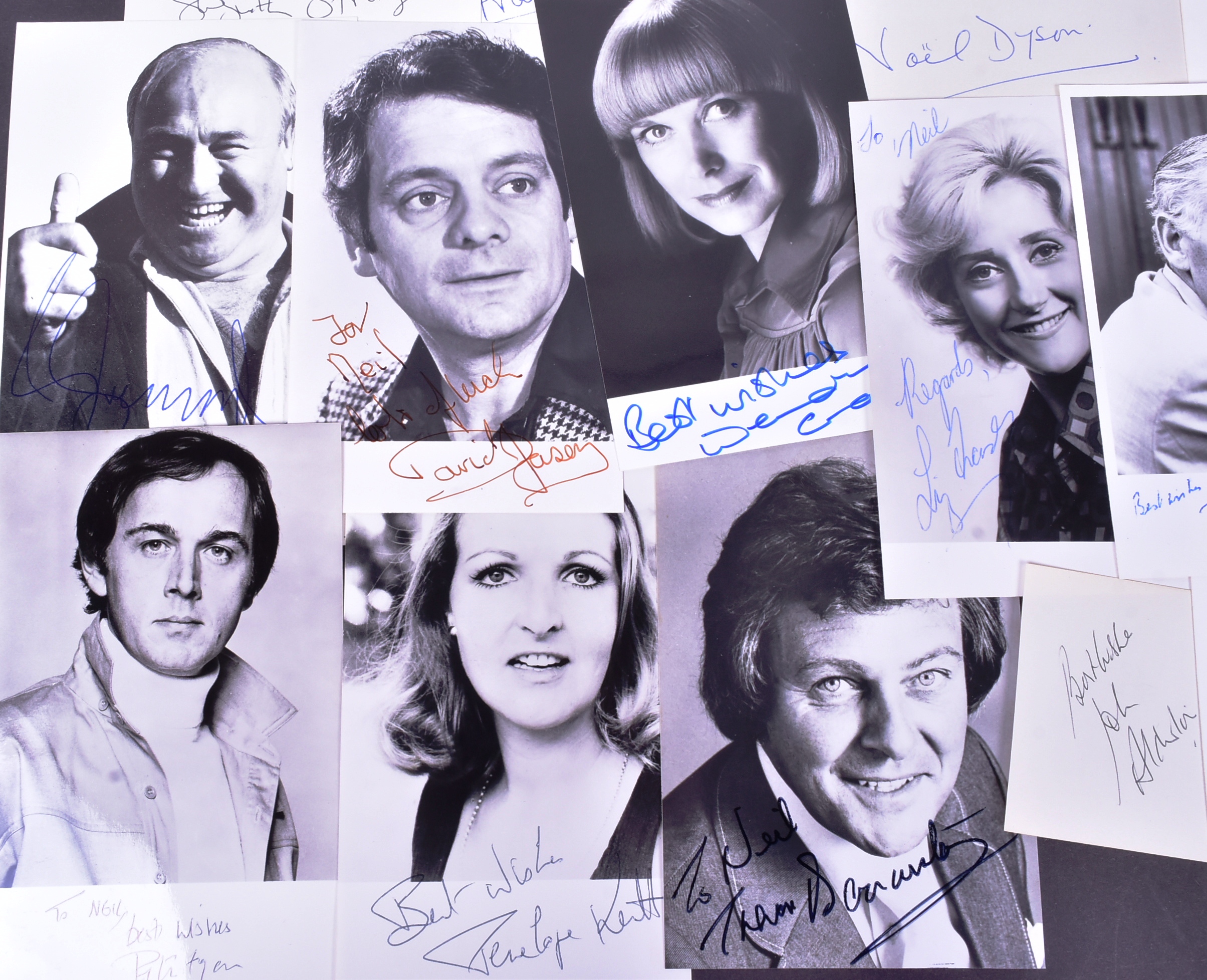 AUTOGRAPHS - BRITISH COMEDY - COLLECTION OF AUTOGRAPHS - Image 2 of 5