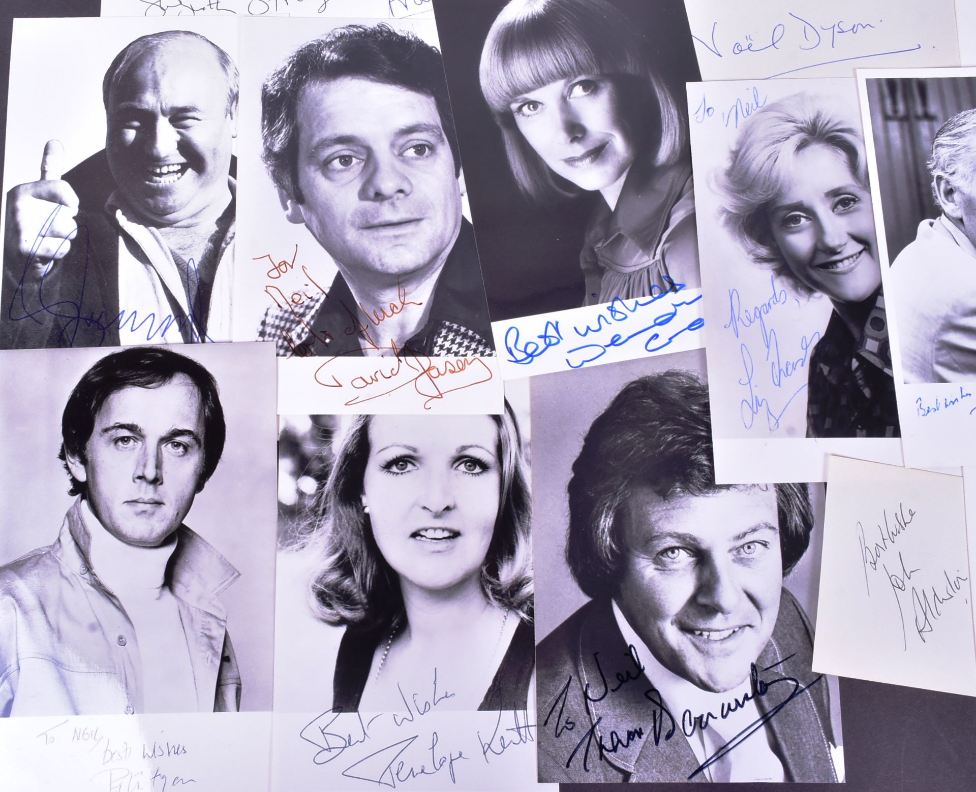 AUTOGRAPHS - BRITISH COMEDY - COLLECTION OF AUTOGRAPHS - Bild 2 aus 5