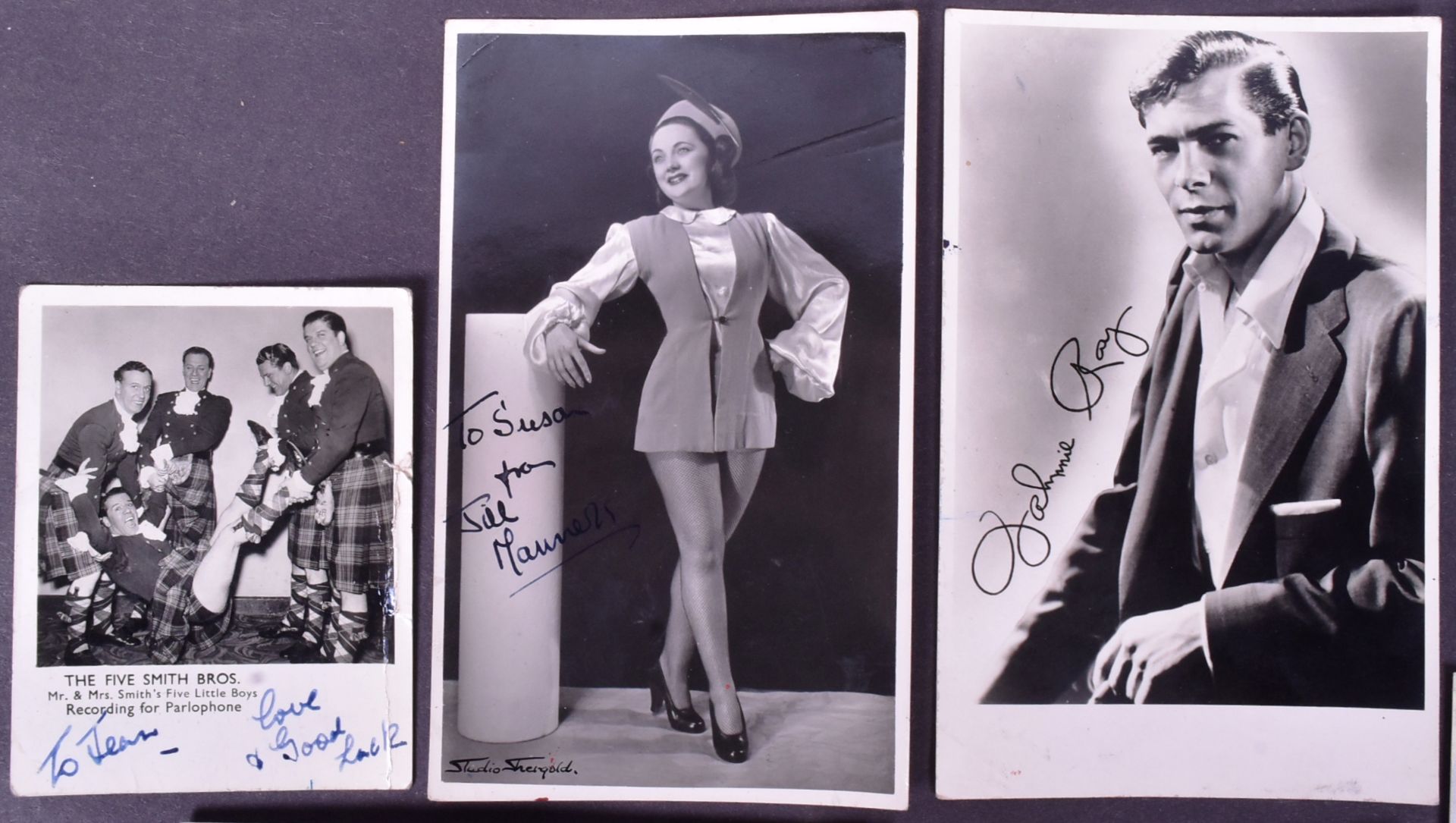 AUTOGRAPHS - 1950S ENTERTAINERS & SINGERS - Bild 3 aus 5