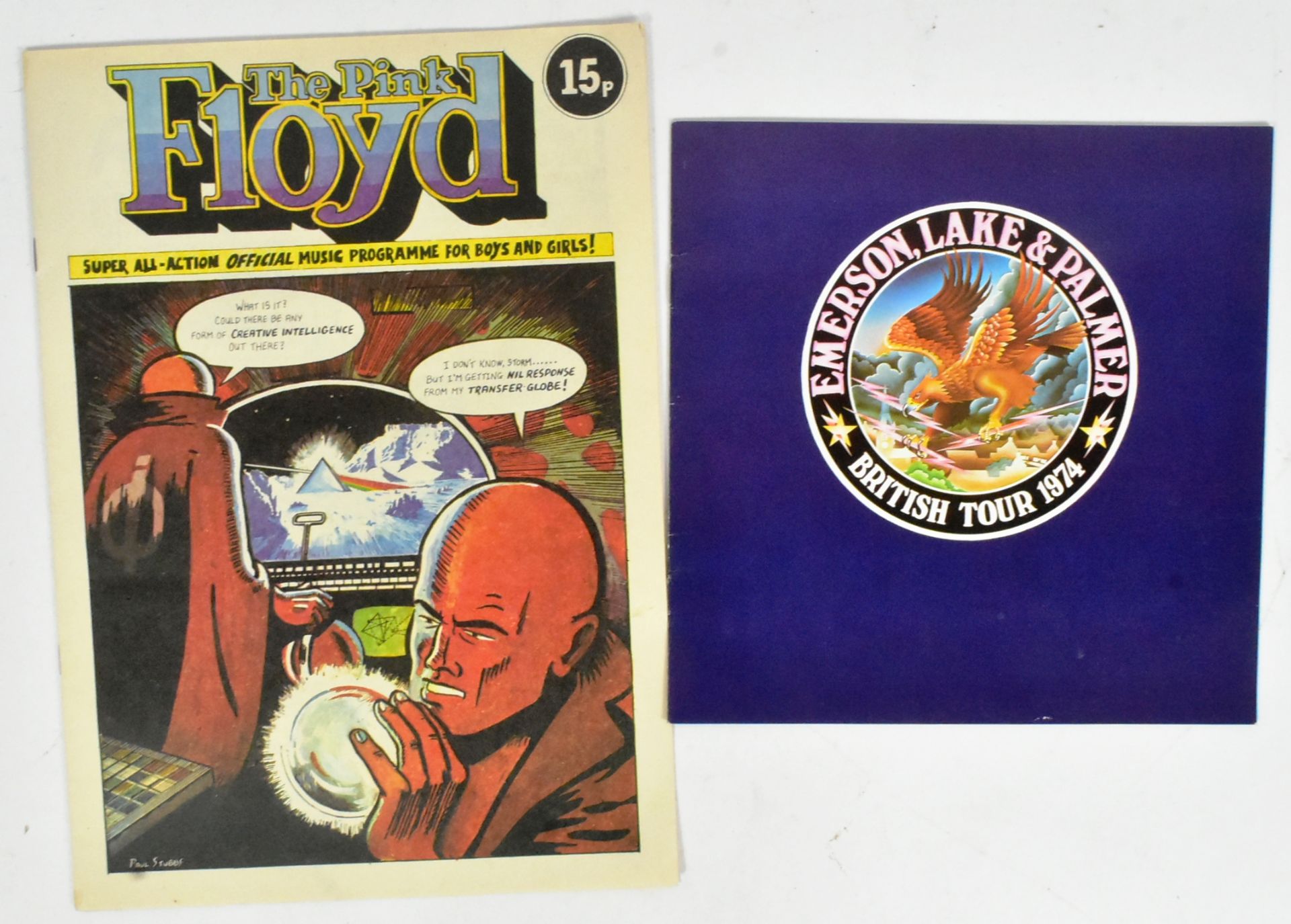 MUSIC INTEREST - TWO PROGRAMMES - PINK FLOYD & EMERSON, LAKE & PALMER