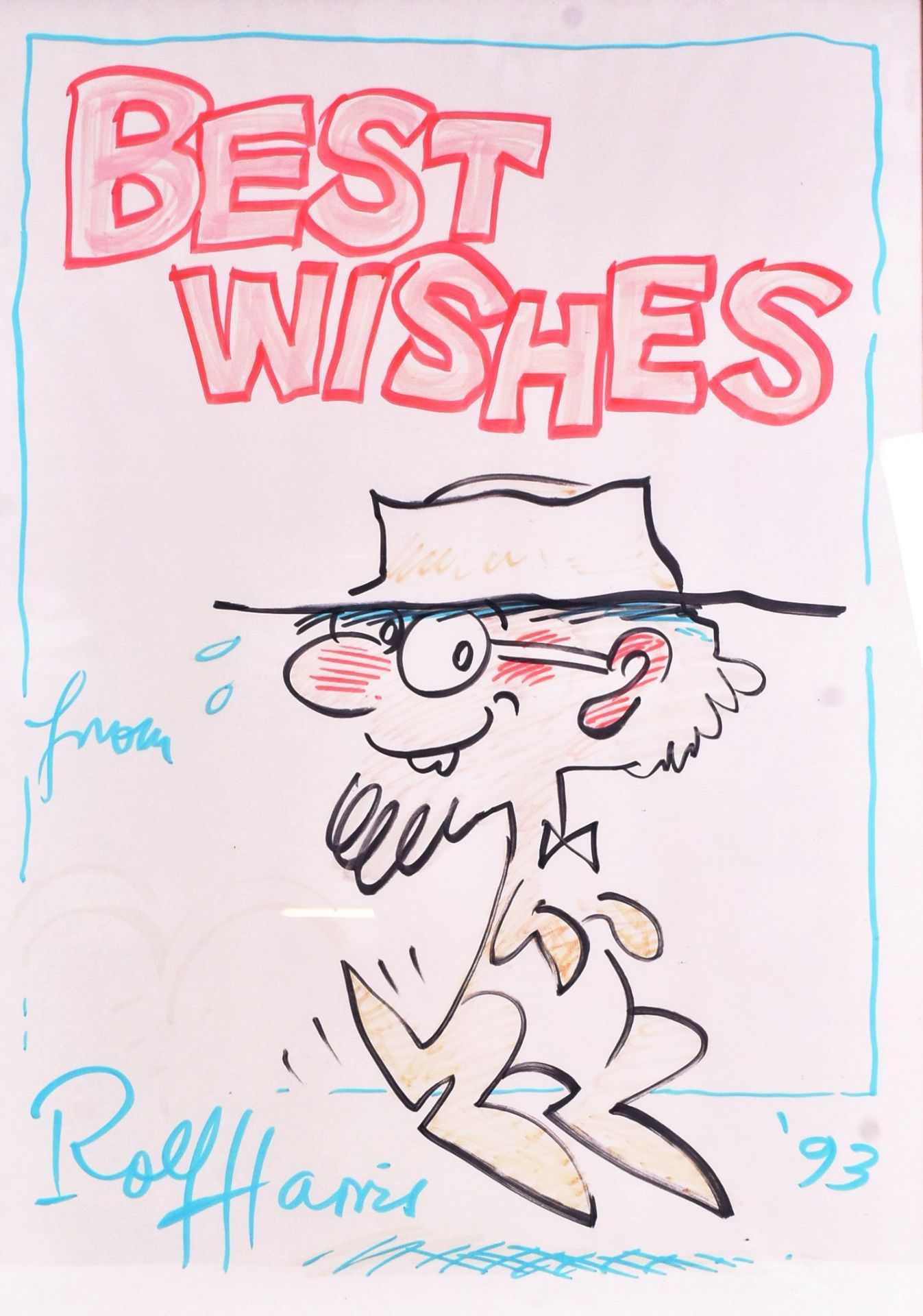 ROLF HARRIS - PRESENTER, SINGER & ARTIST - LARGE SKETCH - Image 2 of 5