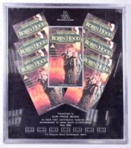 ROBIN HOOD PRINCE OF THIEVES (1991) - VHS SALES PRESENTATION DISPLAY