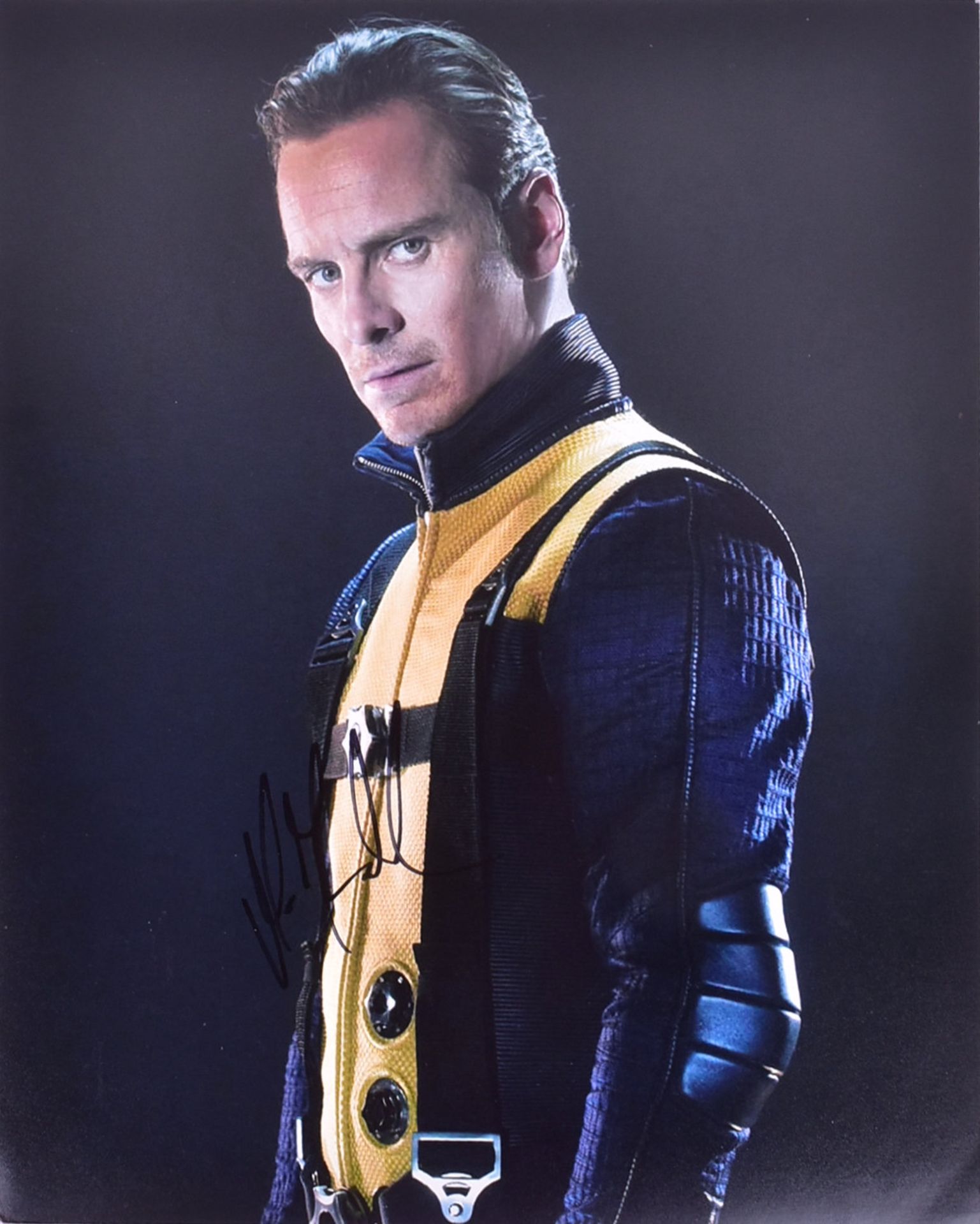 X-MEN - MICHAEL FASSBENDER - AUTOGRAPHED 8X10" PHOTO - ACOA