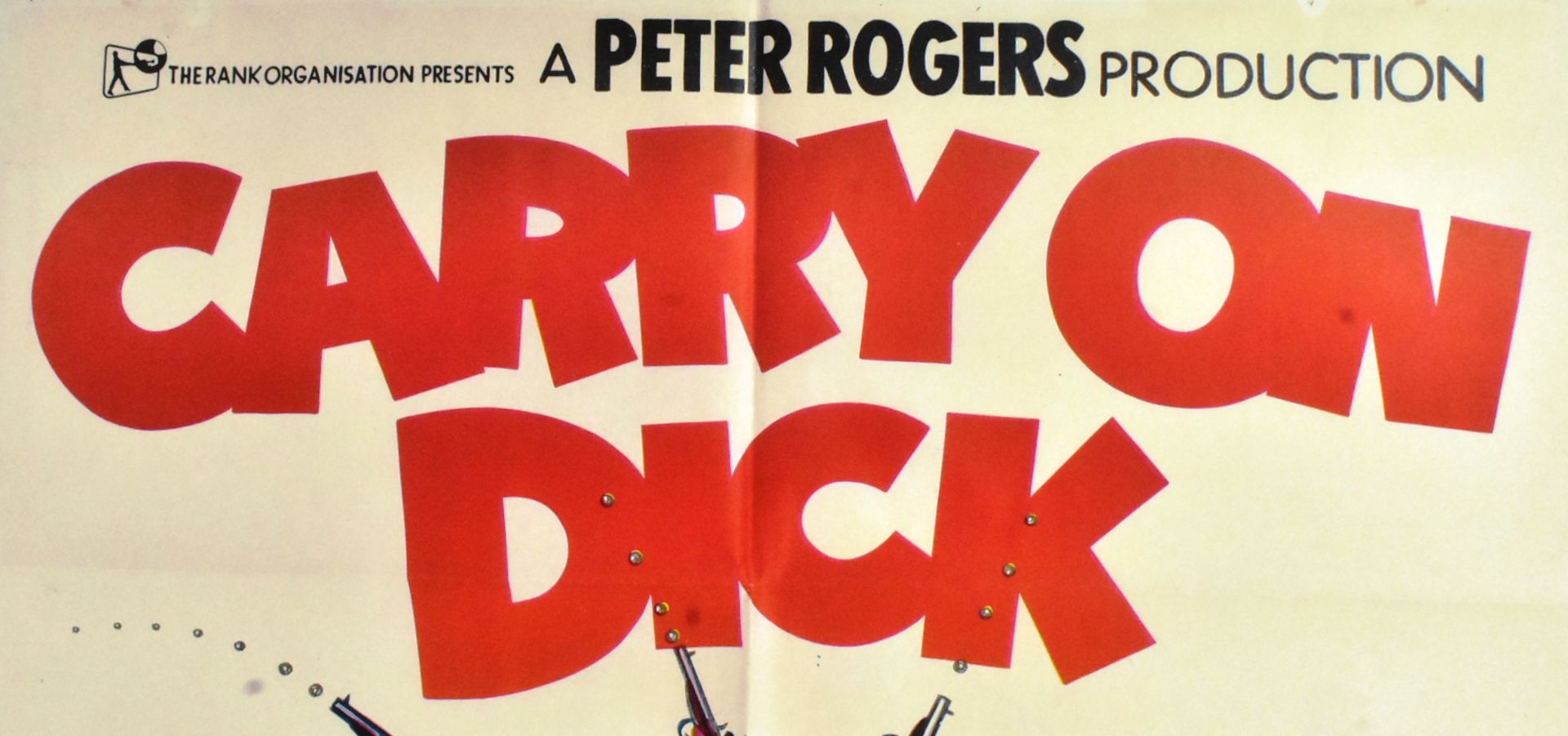 CARRY ON DICK (1974) - ORIGINAL AUSTRALIAN ONE SHEET MOVIE POSTER - Image 4 of 5