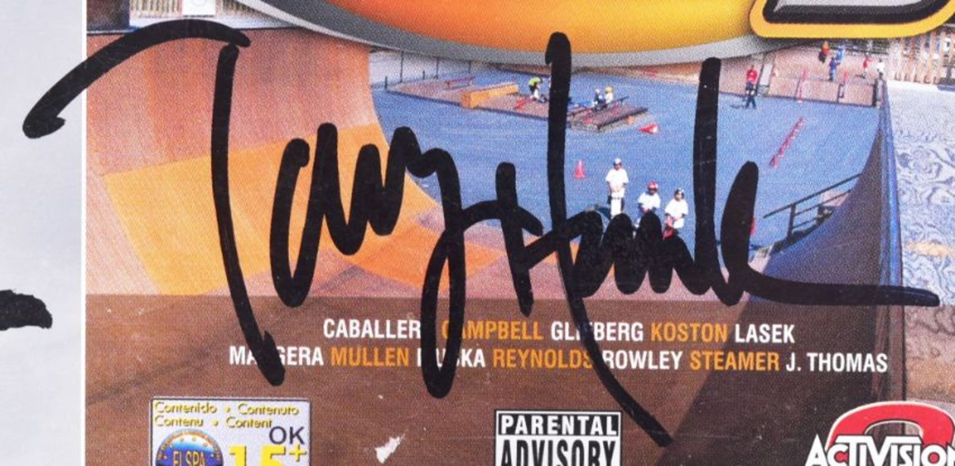 TONY HAWK - SKATEBOARDED - AUTOGRAPHED PS2 PROSKATER 3 GAME - Image 2 of 4