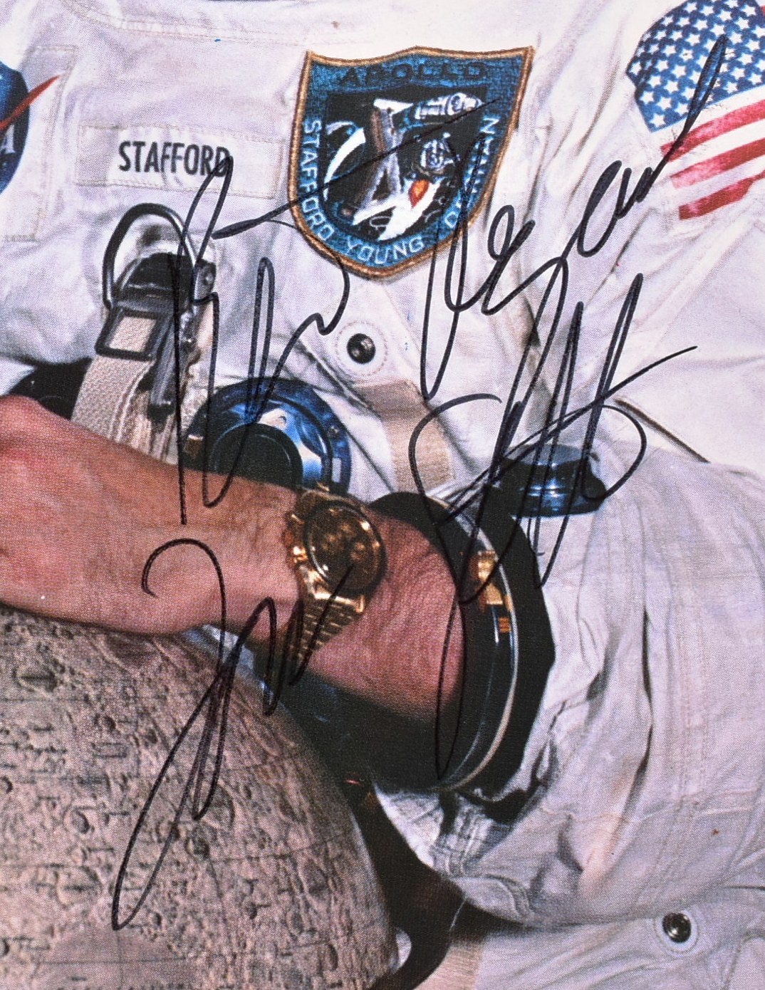 NASA ASTRONAUT - THOMAS P. STAFFORD - SIGNED 8X10" PHOTOGRAPHS - Image 3 of 6