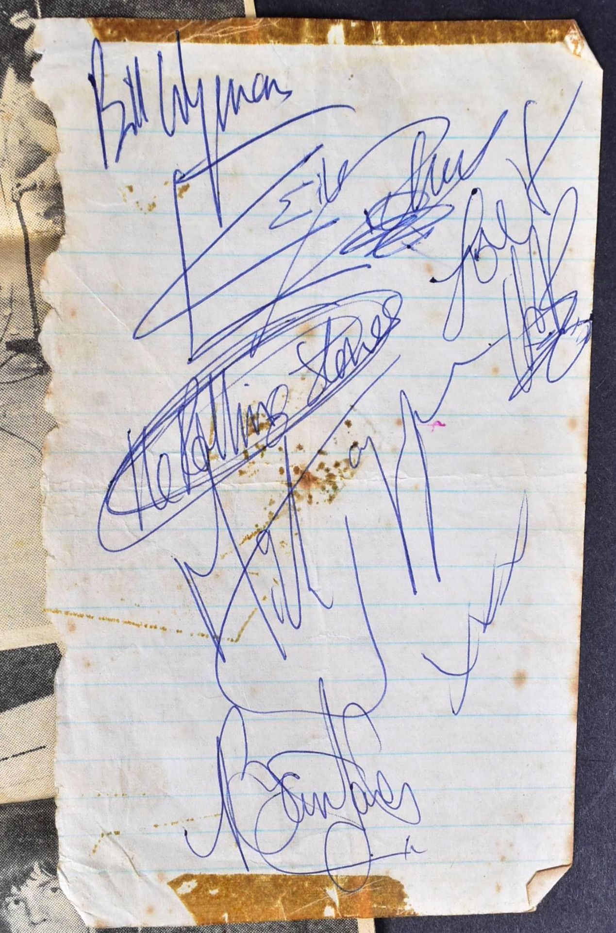 THE ROLLING STONES - AUTOGRAPHS FROM BRISTOL 1964 - Image 5 of 5