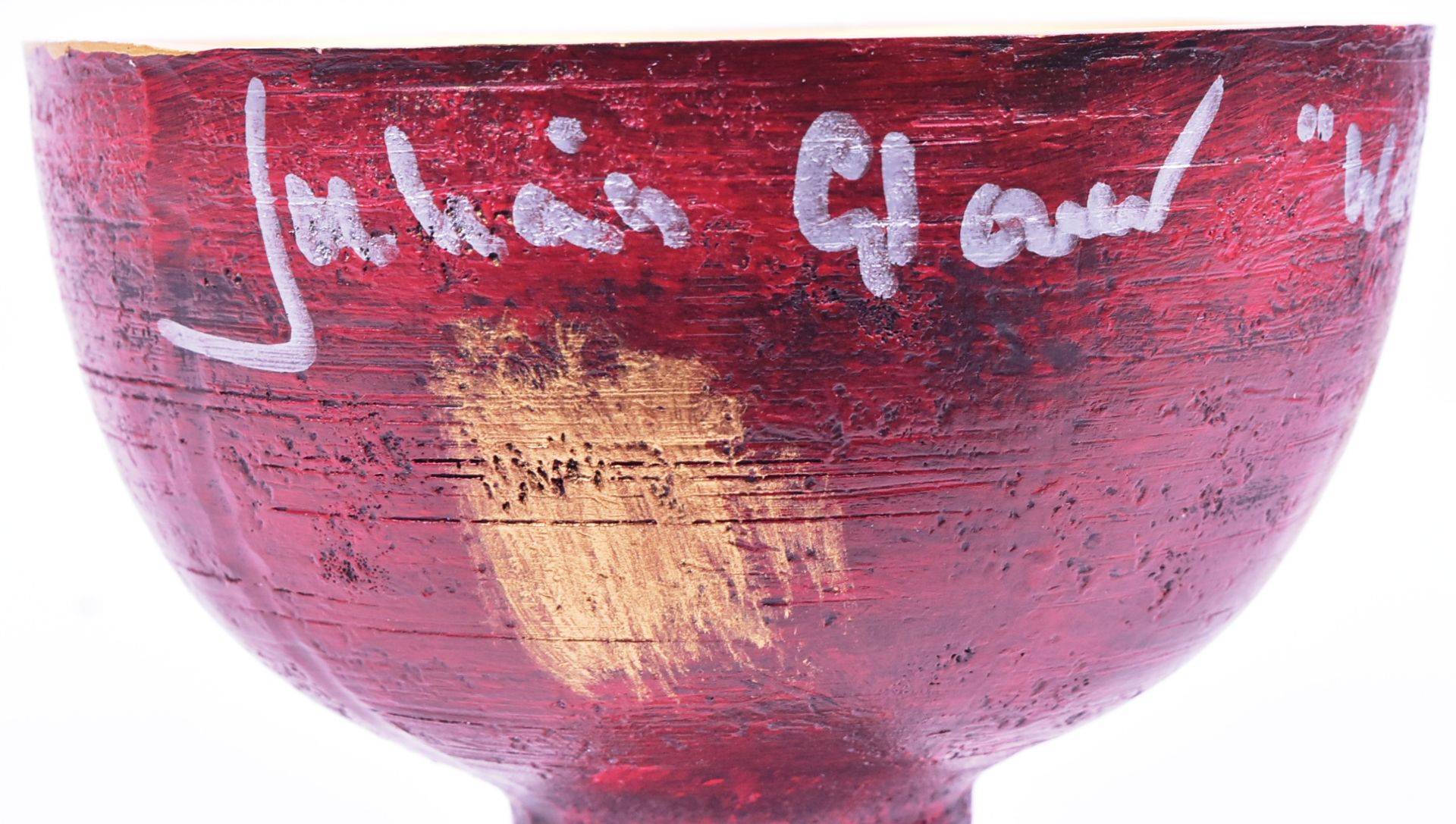 INDIANA JONES - JULIAN GLOVER SIGNED PROP REPLICA HOLY GRAIL - Image 3 of 5