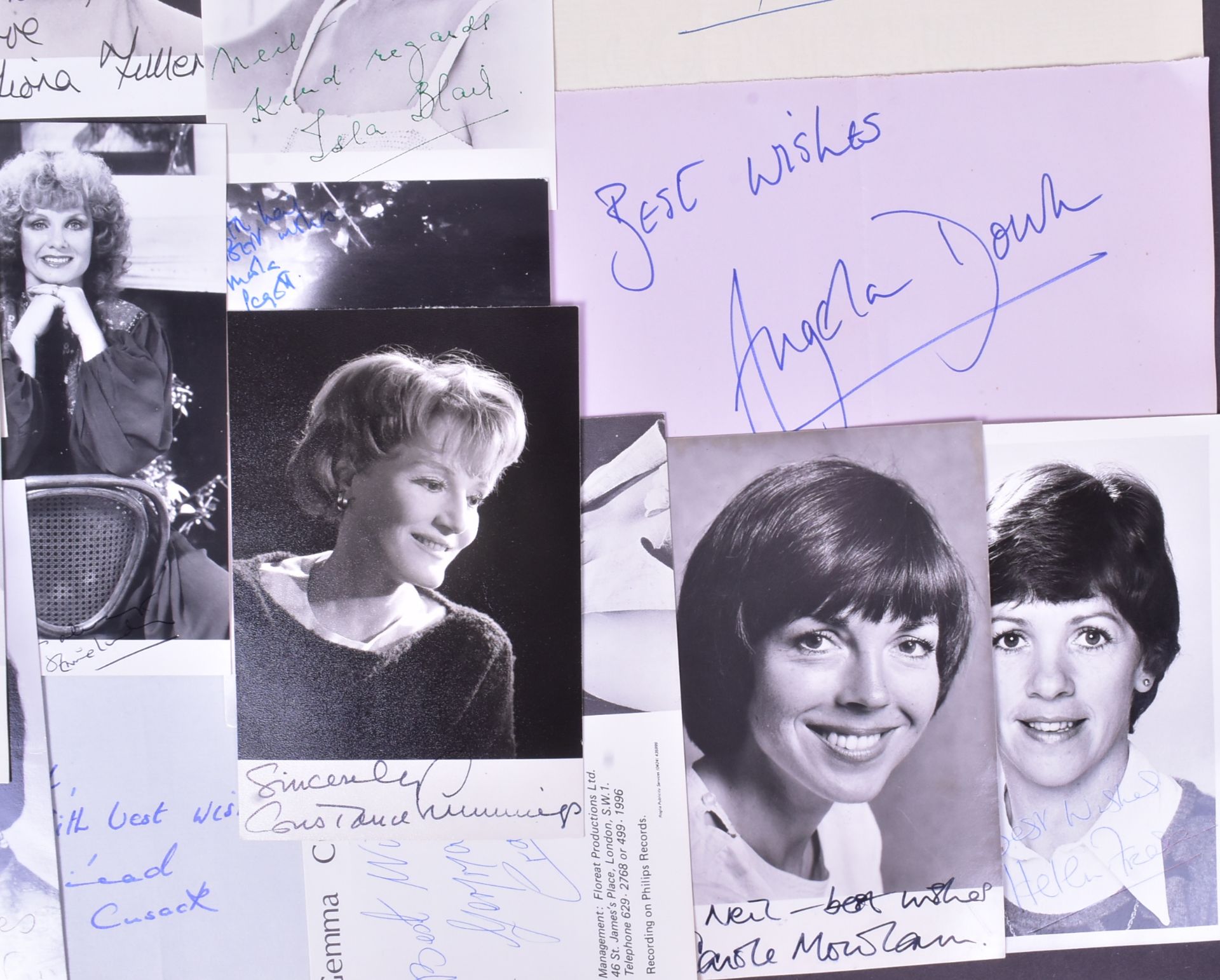 ACTORS - LARGE COLLECTION OF AUTOGRAPHS & SIGNED PHOTOGRAPHS - Image 2 of 5