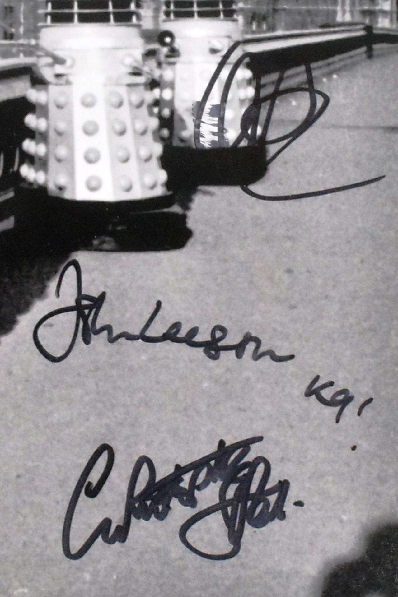 DOCTOR WHO - LARGE MULTI-SIGNED 12X14" BLACK & WHITE PHOTOGRAPH - Image 2 of 4