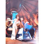 DOCTOR WHO – K9 – BOB BAKER & JOHN LEESON - SIGNED 16X12" PHOTO