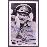 DAD'S ARMY - ARTHUR LOWE - VINTAGE AUTOGRAPHED PHOTOGRAPH