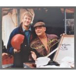 ONLY FOOLS & HORSES - DAVID JASON & NICHOLAS LYNDHURST SIGNED 8X10"