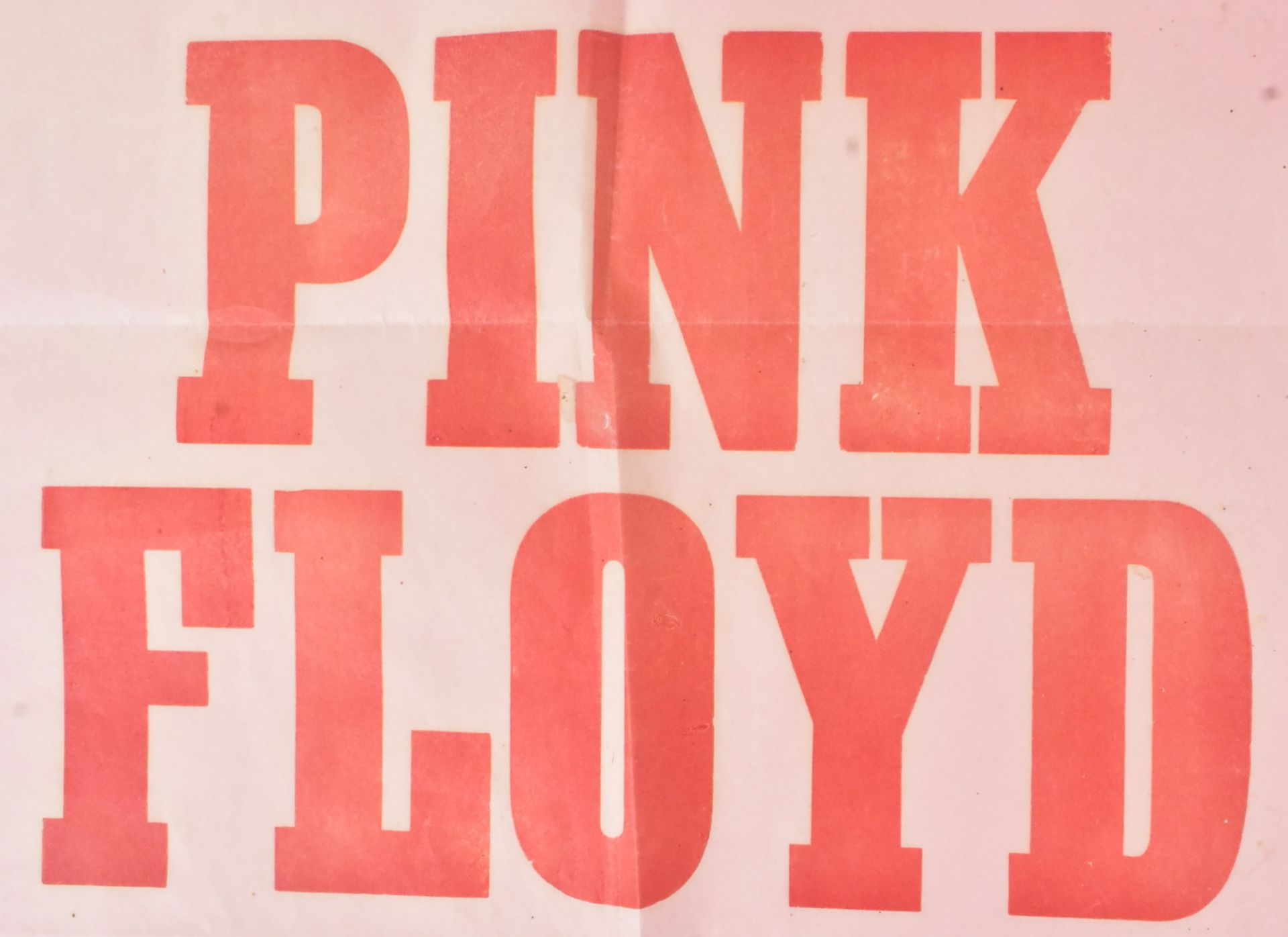 PINK FLOYD - POSTER FOR APRIL 1967 - RHODES CENTRE - Image 2 of 3