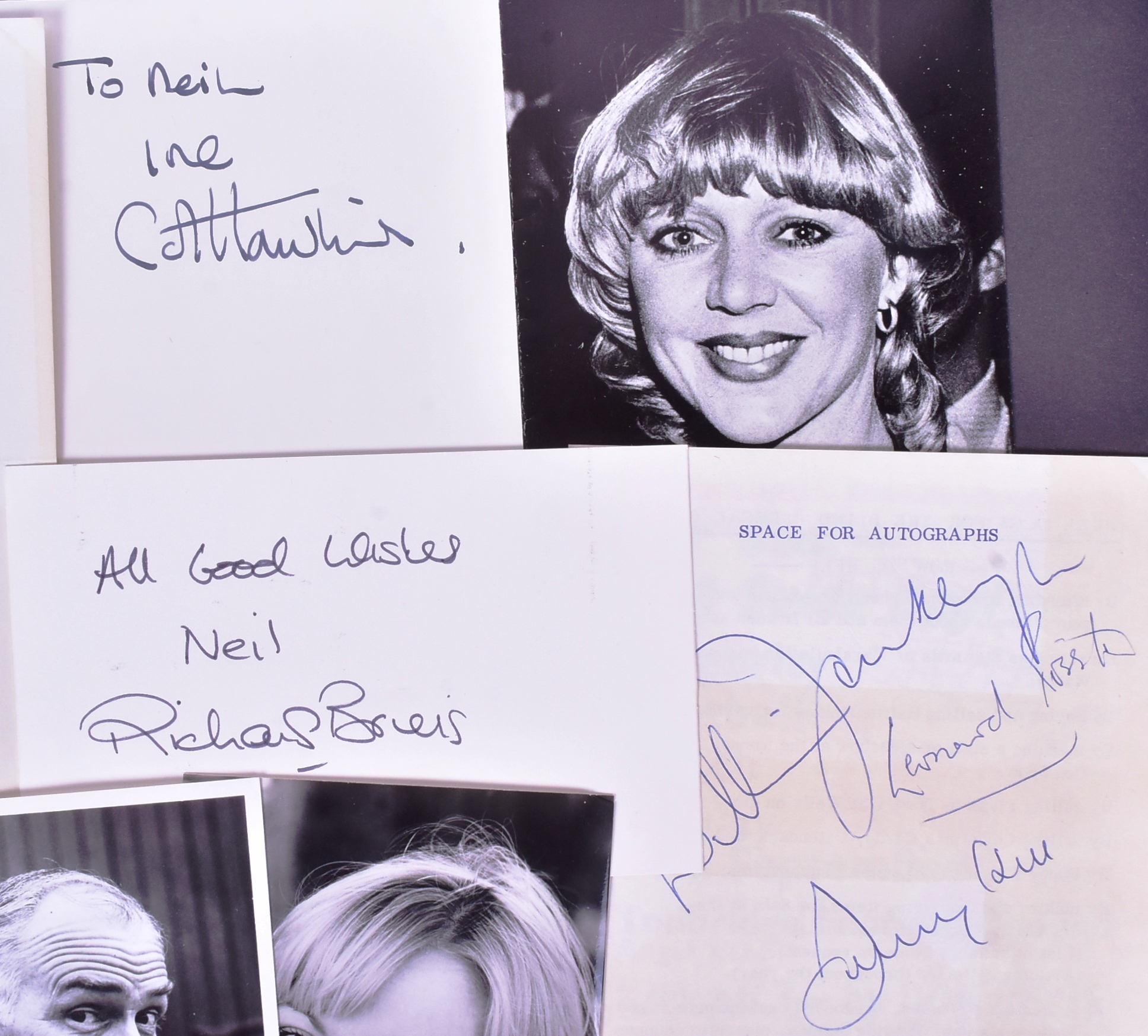 AUTOGRAPHS - BRITISH COMEDY - COLLECTION OF AUTOGRAPHS - Image 4 of 5