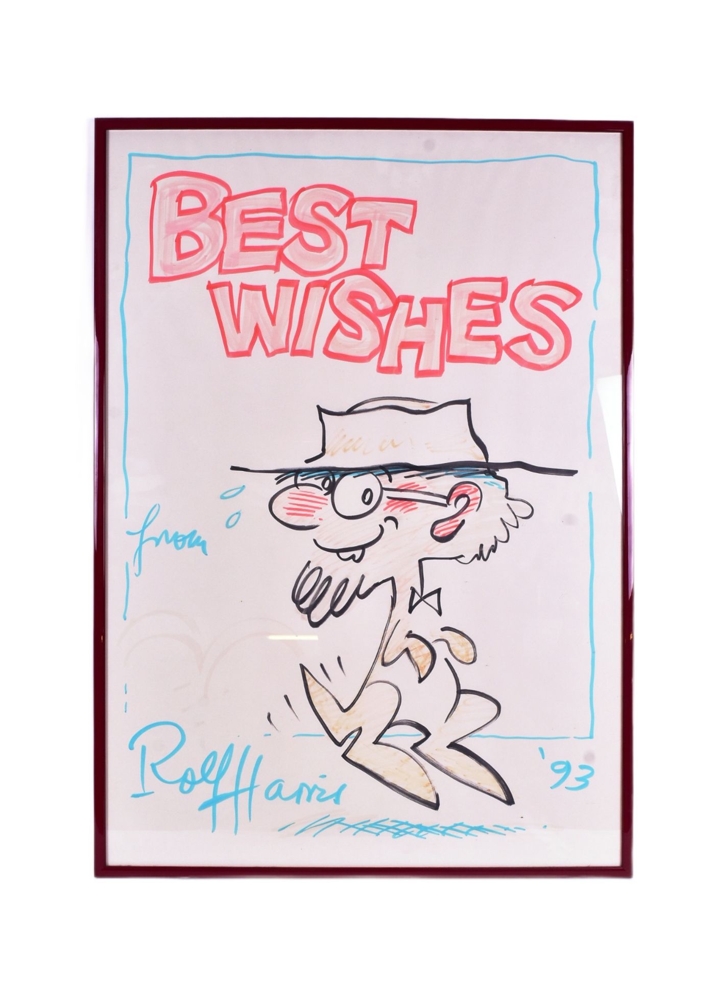 ROLF HARRIS - PRESENTER, SINGER & ARTIST - LARGE SKETCH