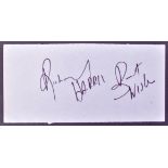 RICHARD HARRIS (1930-2002) - HARRY POTTER - AUTOGRAPH ON PAPER