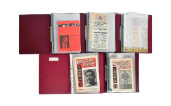 WRESTLING - COLLECTION OF 1960S PROGRAMMES, POSTERS & EPHEMERA