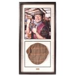 ONLY FOOLS & HORSES - DEL BOY'S SCREEN USED SIGNATURE FLAT CAP