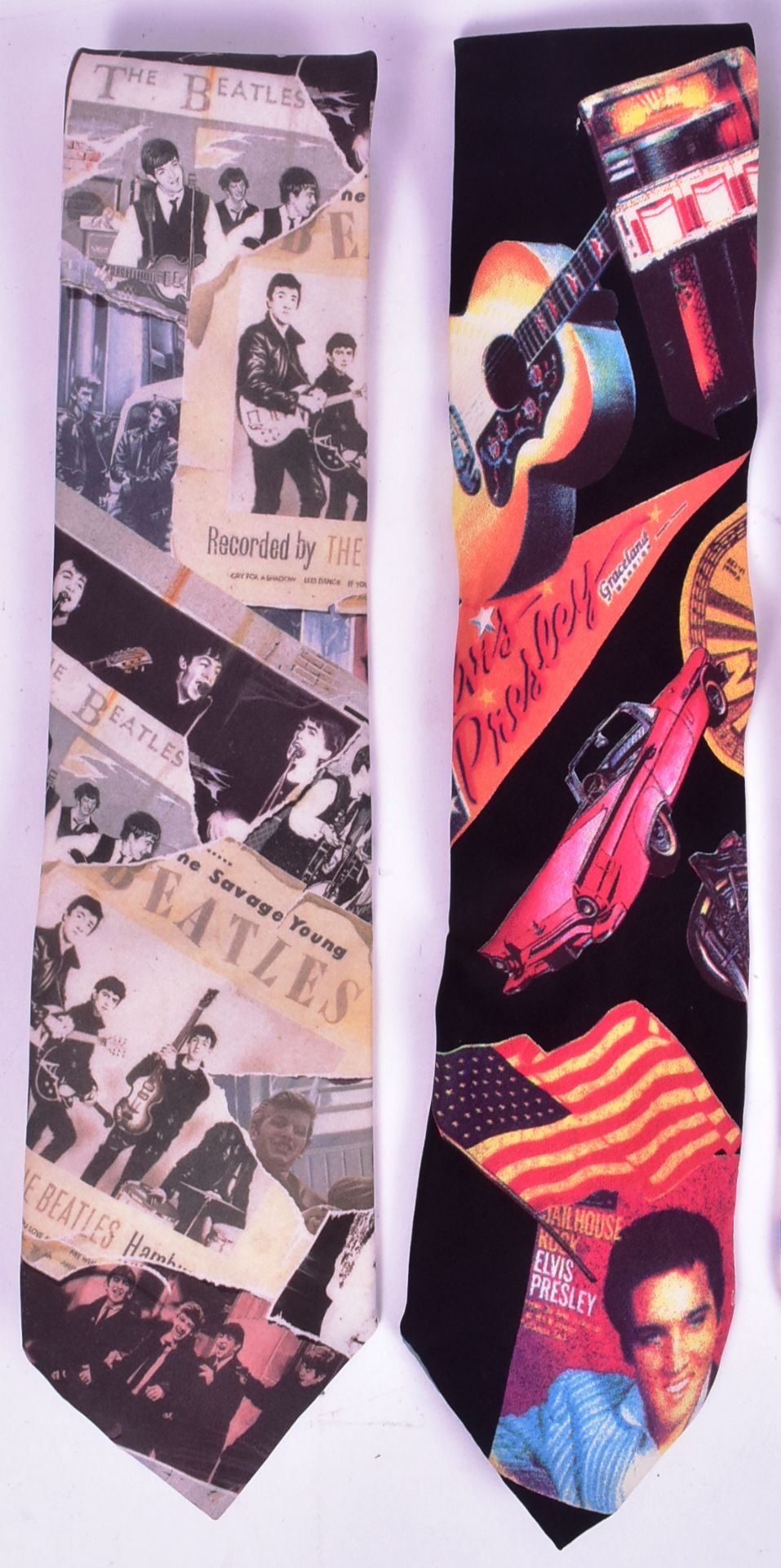 MUSIC - COLLECTION OF BEATLES / ELVIS NOVELTY NECK TIES - Image 4 of 5