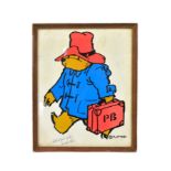 MICHAEL BOND (1926-2017) - PADDINGTON BEAR - VINTAGE SIGNED PRINT