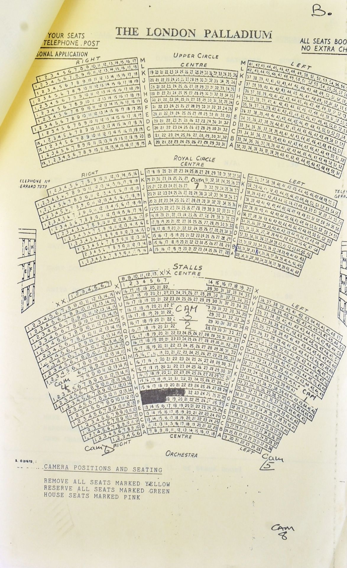 LIVE FROM THE PALLADIUM (LWT 1987) - ORIGINAL SCRIPT - Bild 4 aus 6