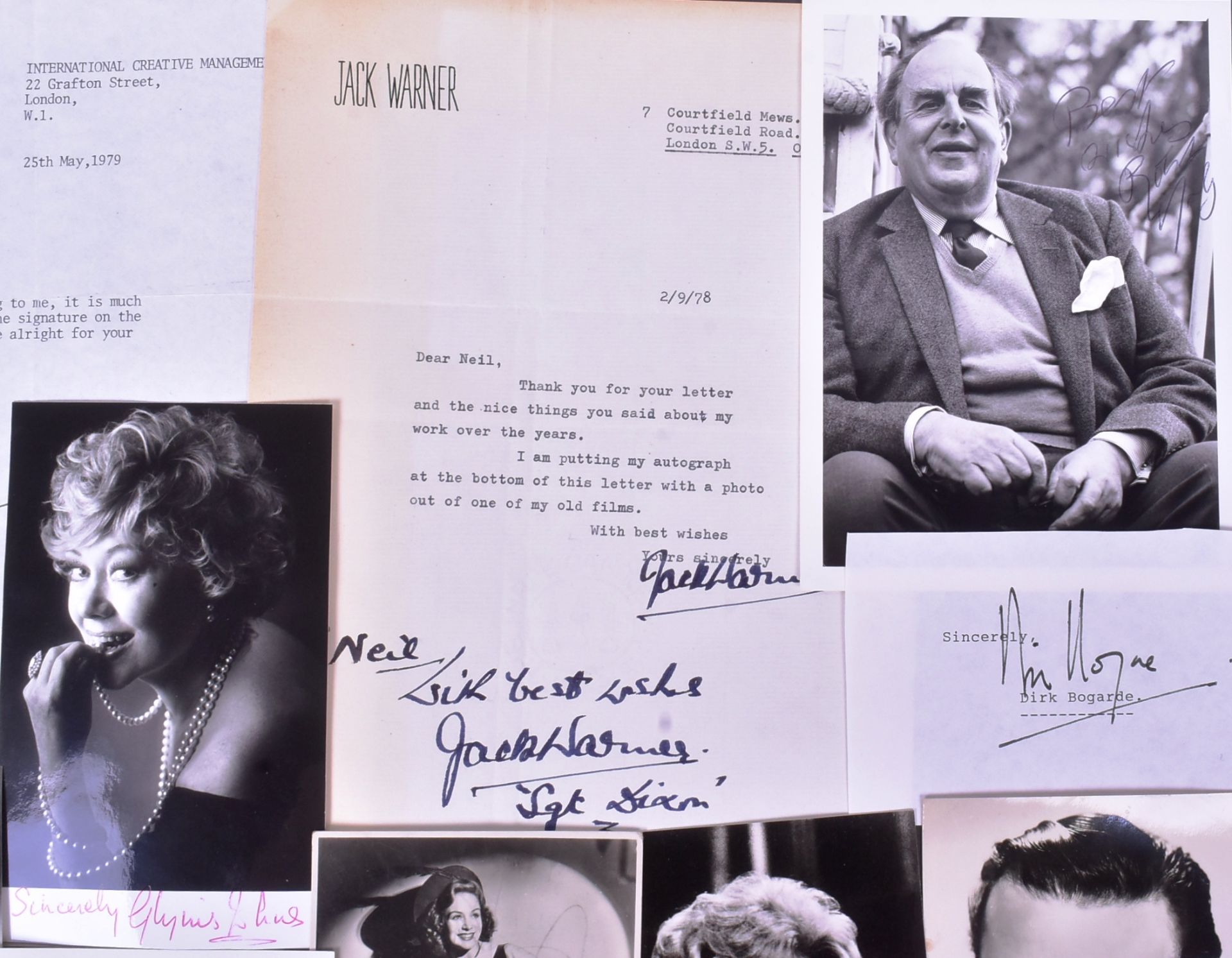 BRITISH ACTORS - COLLECTION OF AUTOGRAPHS - Bild 4 aus 5