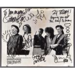 DURAN DURAN (ENGLISH BAND) - 1980S AUTOGRAPHED 8X10" PHOTO