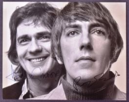 PETER COOK & DUDLEY MOORE - VINTAGE DUAL SIGNED PHOTOGRAPH