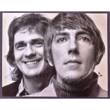 PETER COOK & DUDLEY MOORE - VINTAGE DUAL SIGNED PHOTOGRAPH