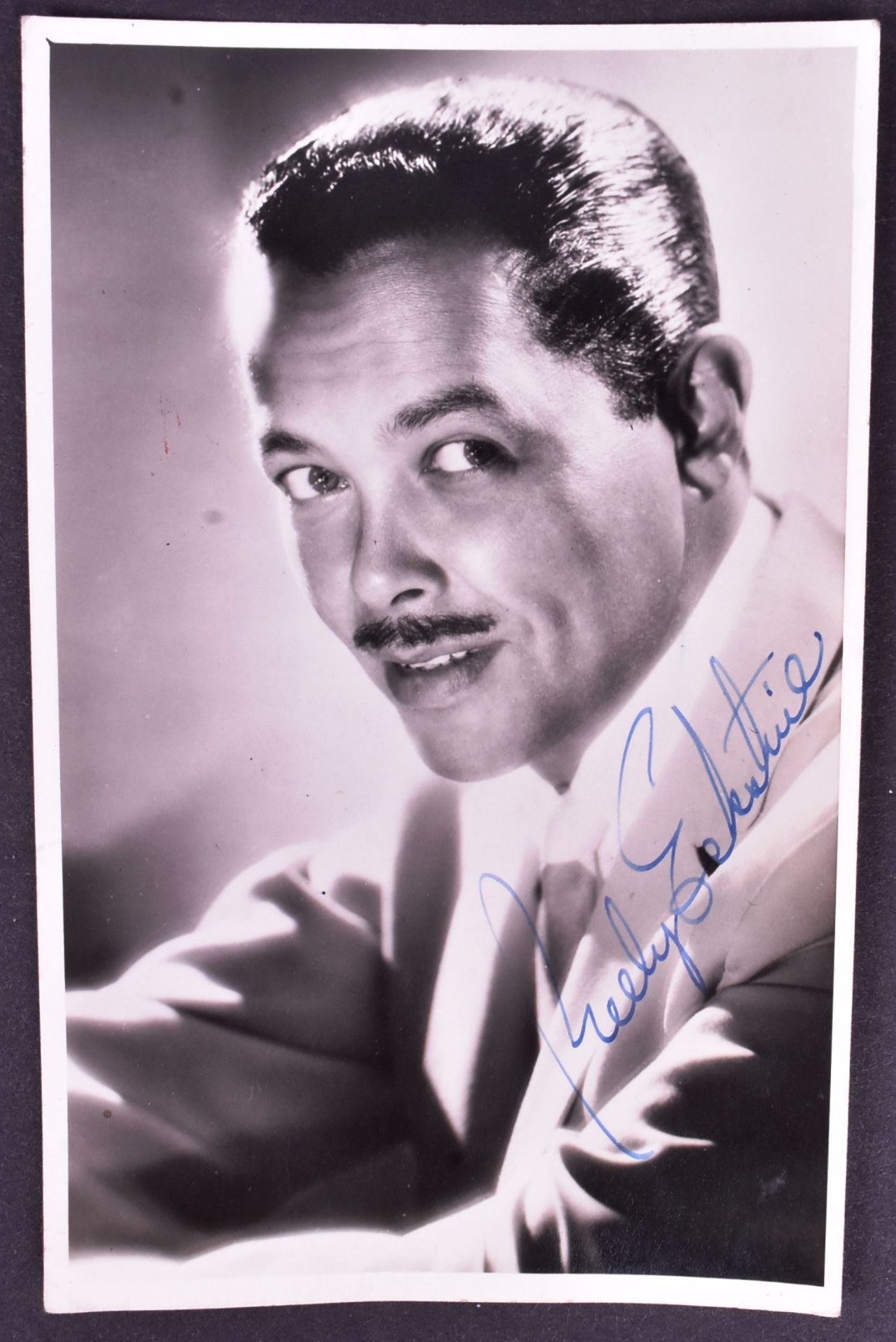 BILLY ECKSTINE (D.1993) - AMERICAN JAZZ SINGER - TWO SIGNED PHOTOS - Bild 3 aus 3