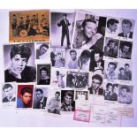 AUTOGRAPHS - 1950S ENTERTAINERS & MUSIC RELATED