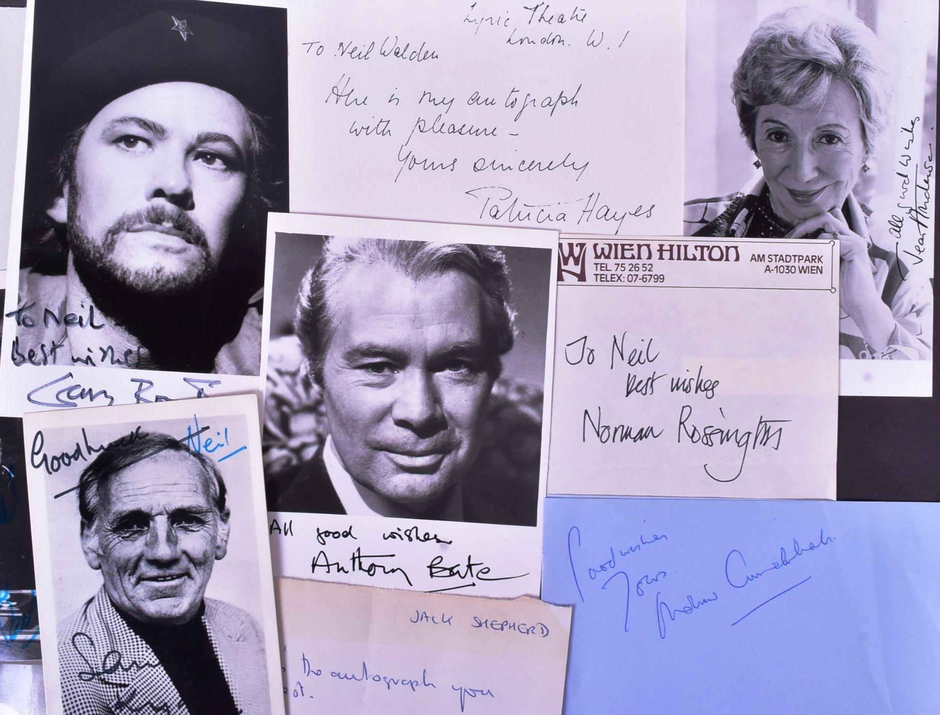 AUTOGRAPHS - 1970S / 1980S BRITISH ACTORS - Bild 5 aus 5