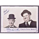 LAUREL & HARDY - VINTAGE AUTOGRAPHED PHOTOGRAPH