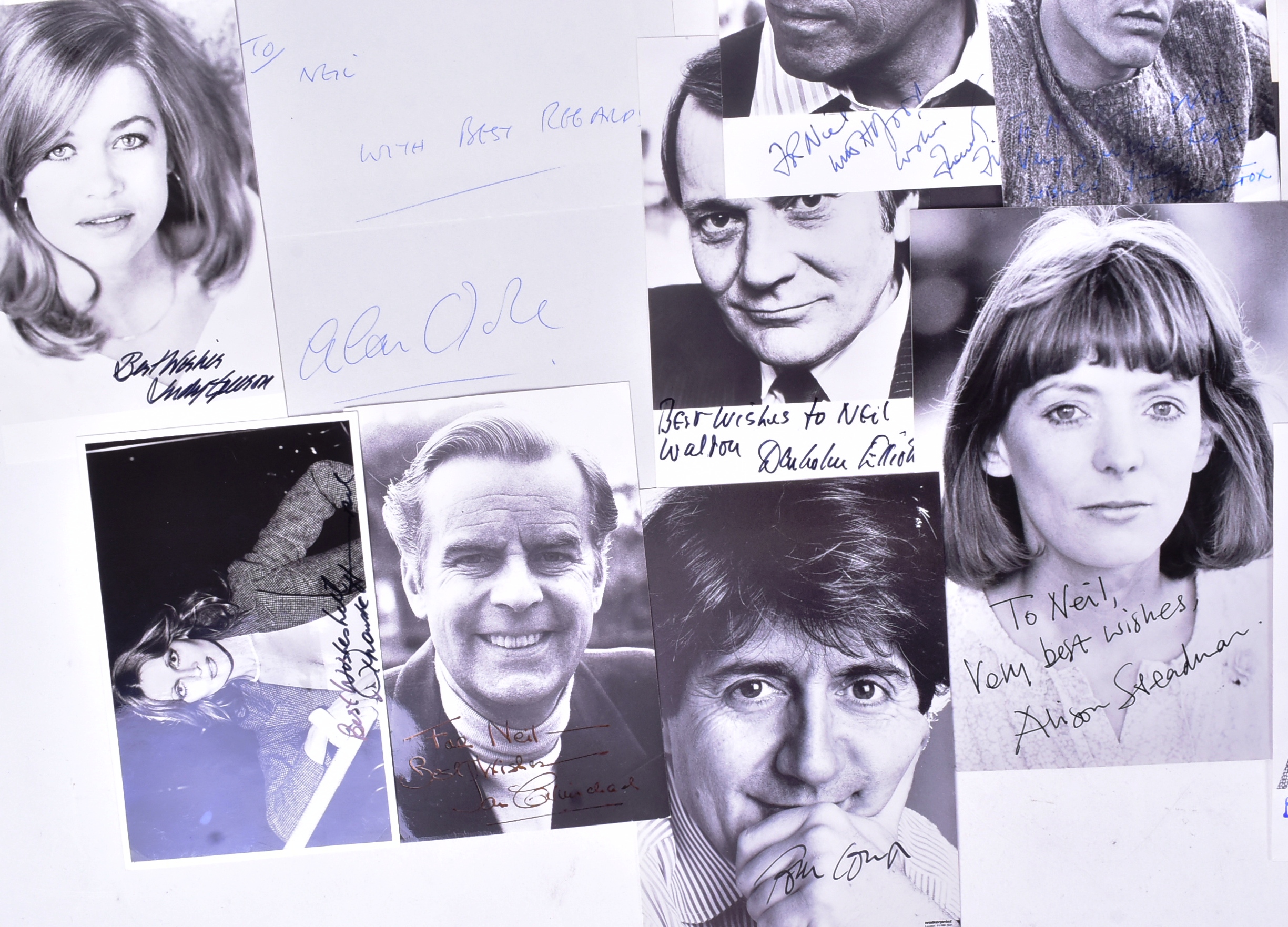 AUTOGRAPHS - ACTORS - LARGE COLLECTION OF SIGNED ITEMS - Image 5 of 5