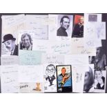 AUTOGRAPHS - LARGE COLLECTION OF 1970S / 80S TELEVISION