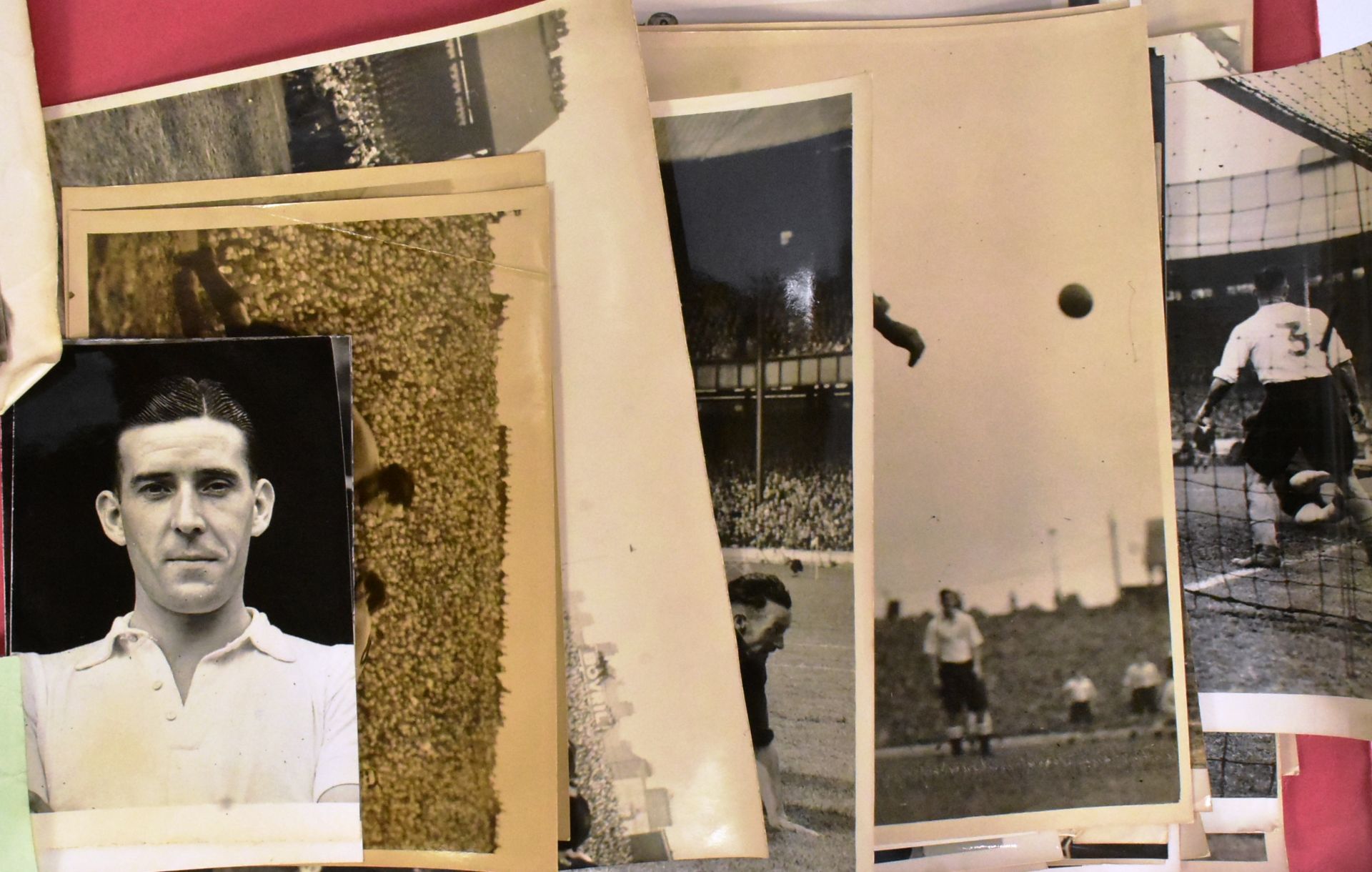 FOOTBALL - COLLECTION OF 1940S PRESS PHOTOGRAPHS - Image 2 of 5