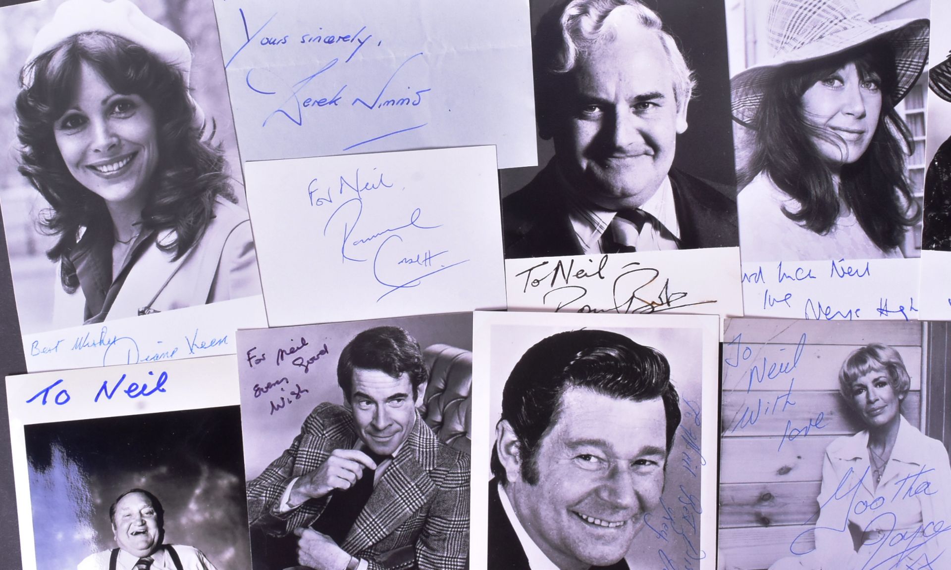 BRITISH COMEDY - COLLECTION OF AUTOGRAPHS - Bild 4 aus 5