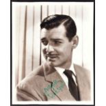 CLARK GABLE - GONE WITH THE WIND - AUTOGRAPHED 8X10" PHOTOGRAPH