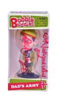 DAD'S ARMY - BOBBLE BUDDIES - IAN LAVENDER SIGNED FIGURE