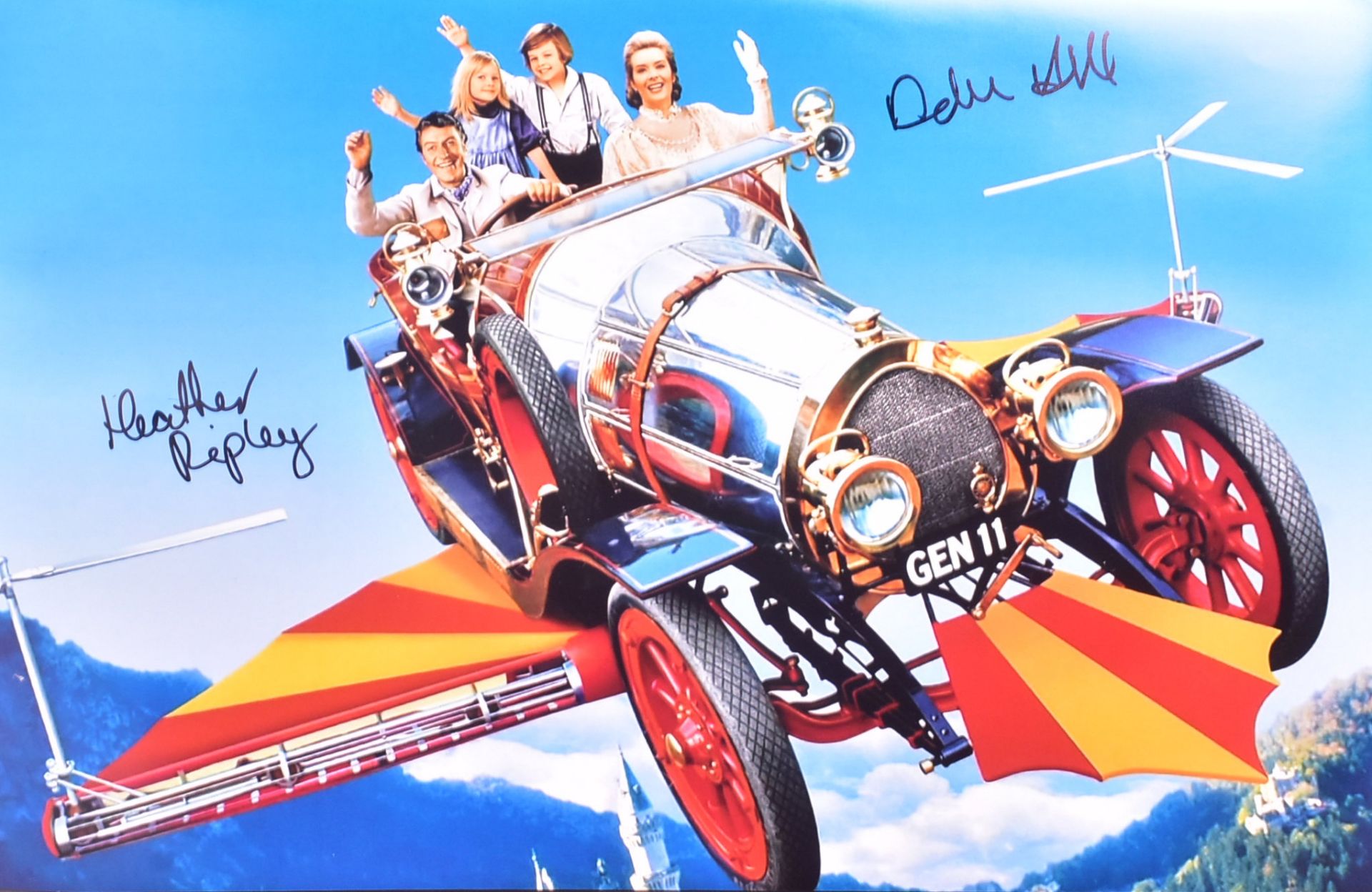 CHITTY CHITTY BANG BANG - AUTOGRAPHED 12X18" PHOTOGRAPH