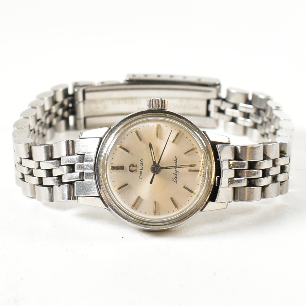 STAINLESS STEEL OMEGA LADYMATIC SEAMASTER WRISTWATCH - Image 4 of 6