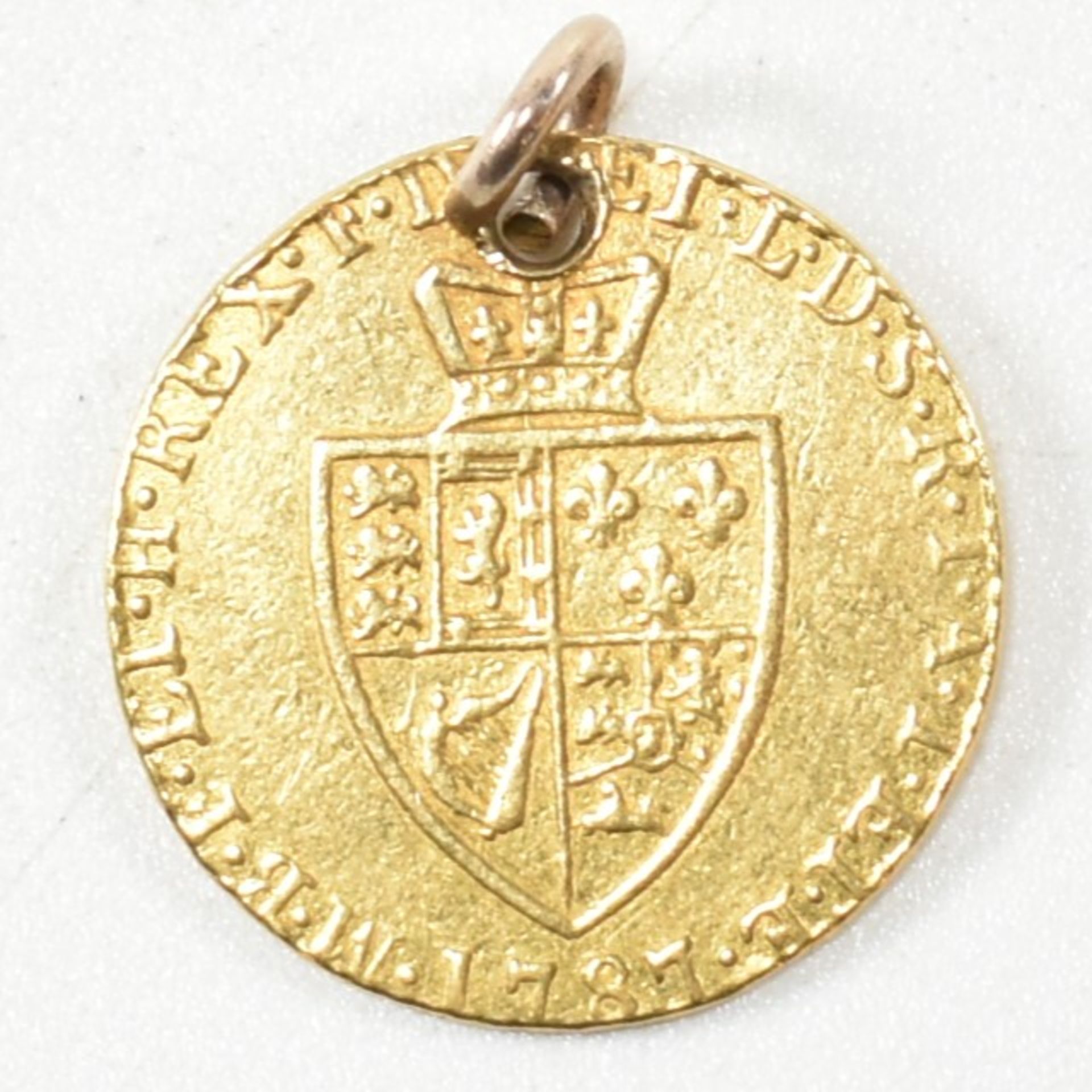 1787 GOLD GEORGE III GUINEA COIN