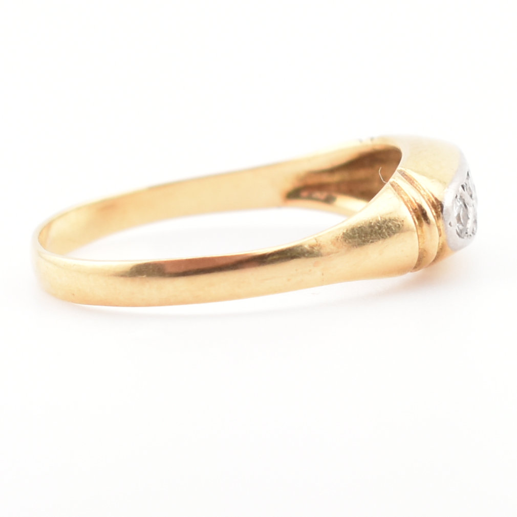 CASED HALLMARKED 18CT GOLD & DIAMOND RING - Image 2 of 7