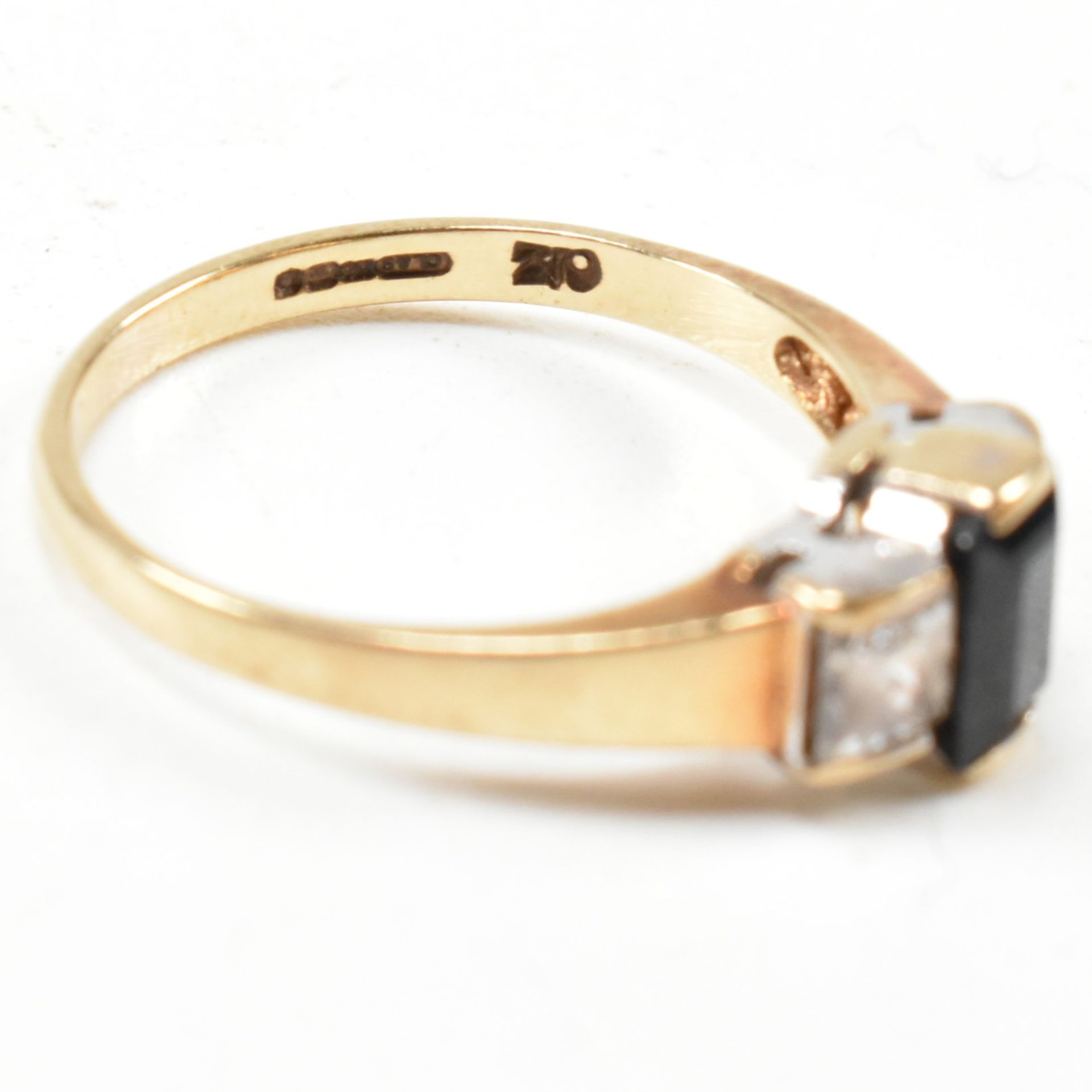 TWO HALLMARKED 9CT GOLD & GEM SET RINGS - Image 5 of 7