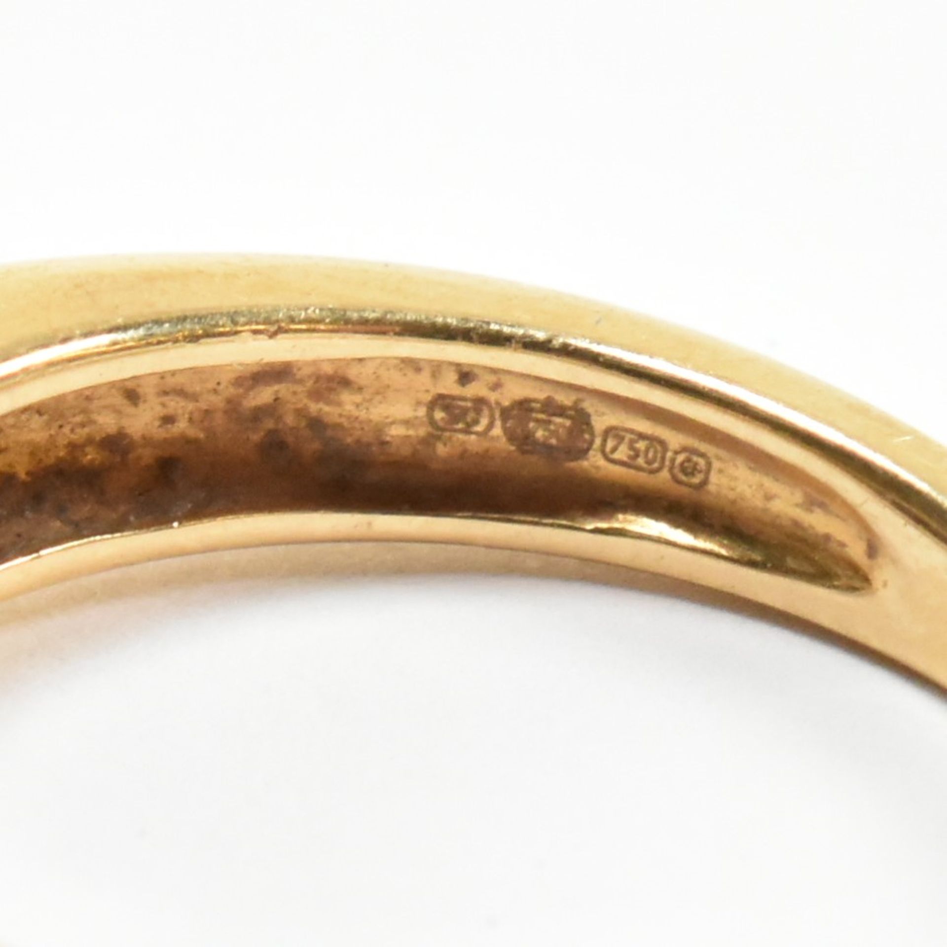 HALLMARKED 18CT GOLD & DIAMOND CLUSTER RING - Bild 8 aus 10