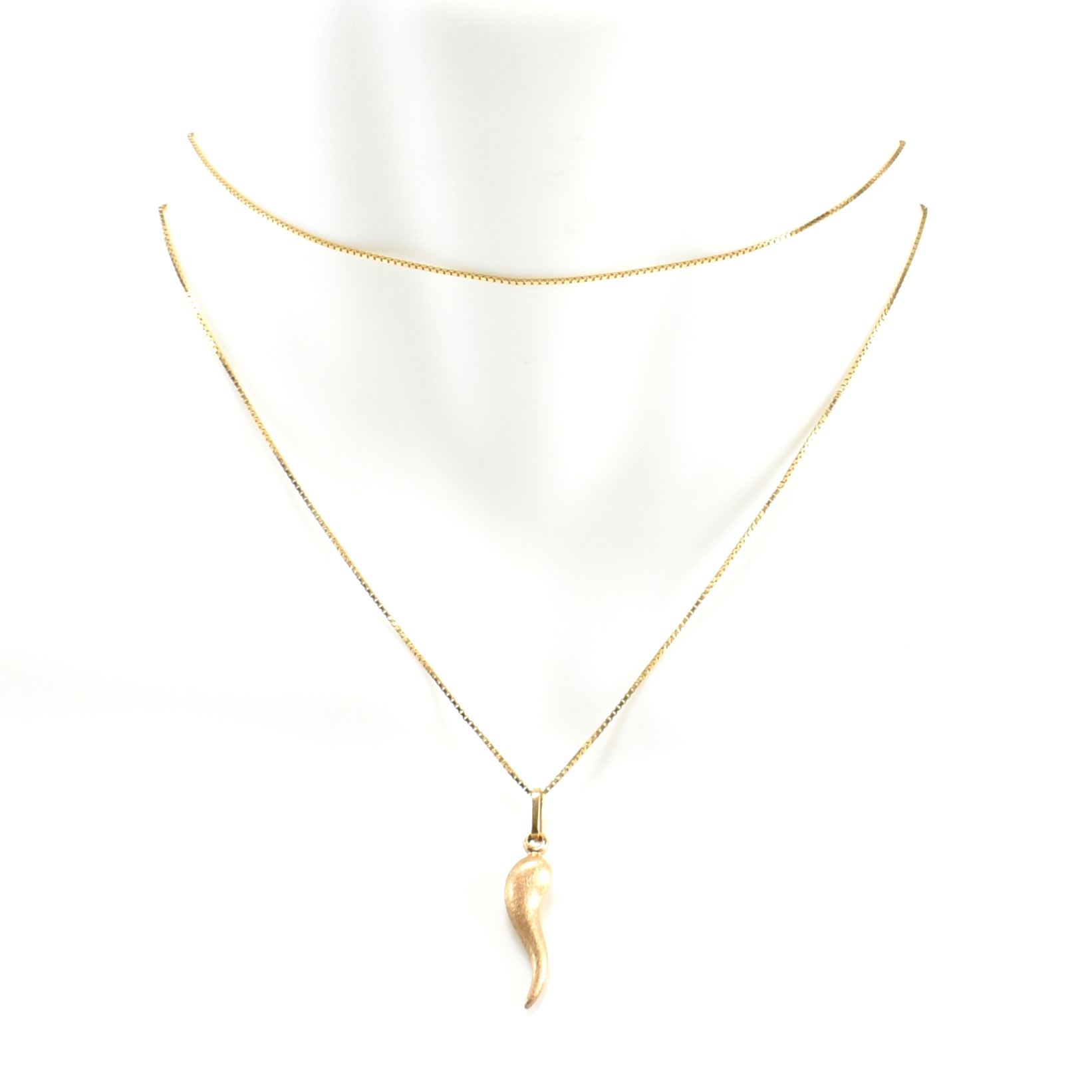 18CT GOLD PENDANT NECKLACE - Image 7 of 7