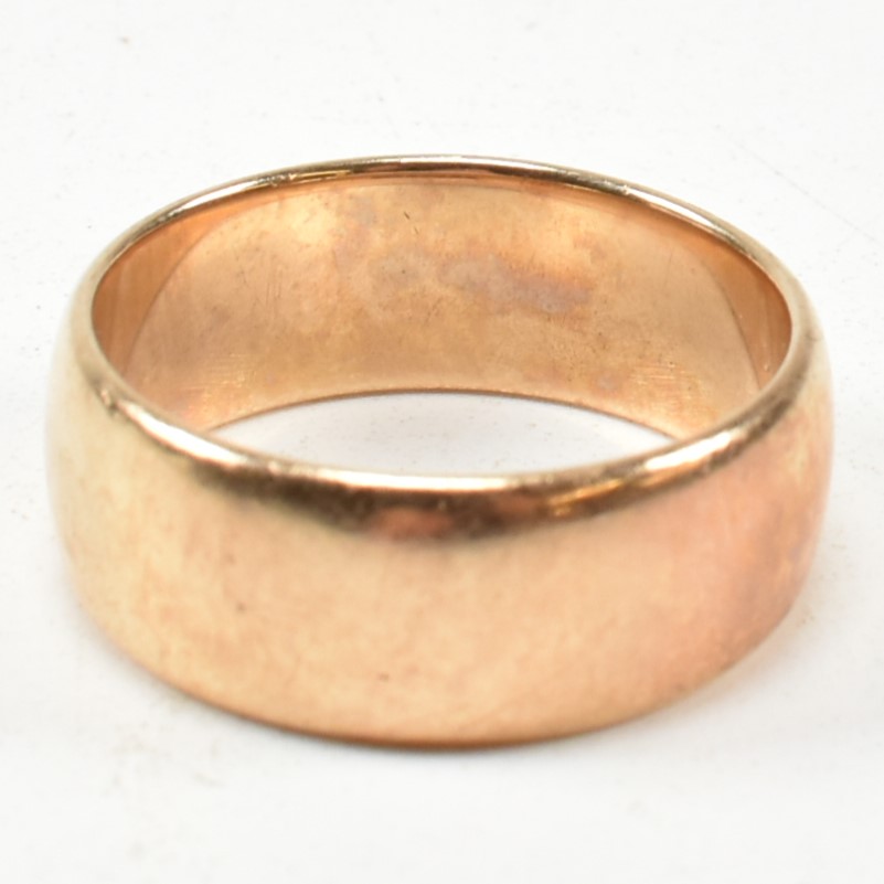 HALLMARKED 9CT GOLD BAND RING - Image 2 of 4