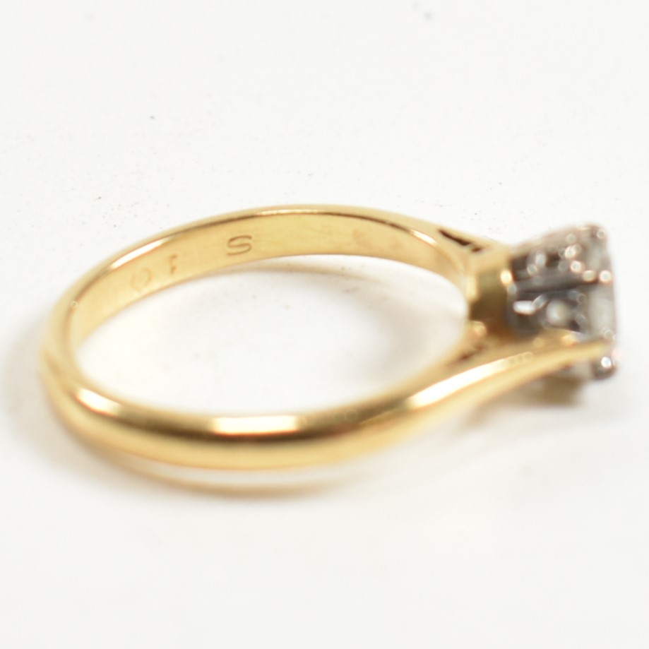 HALLMARKED 18CT GOLD & DIAMOND SOLITAIRE RING - Image 9 of 10