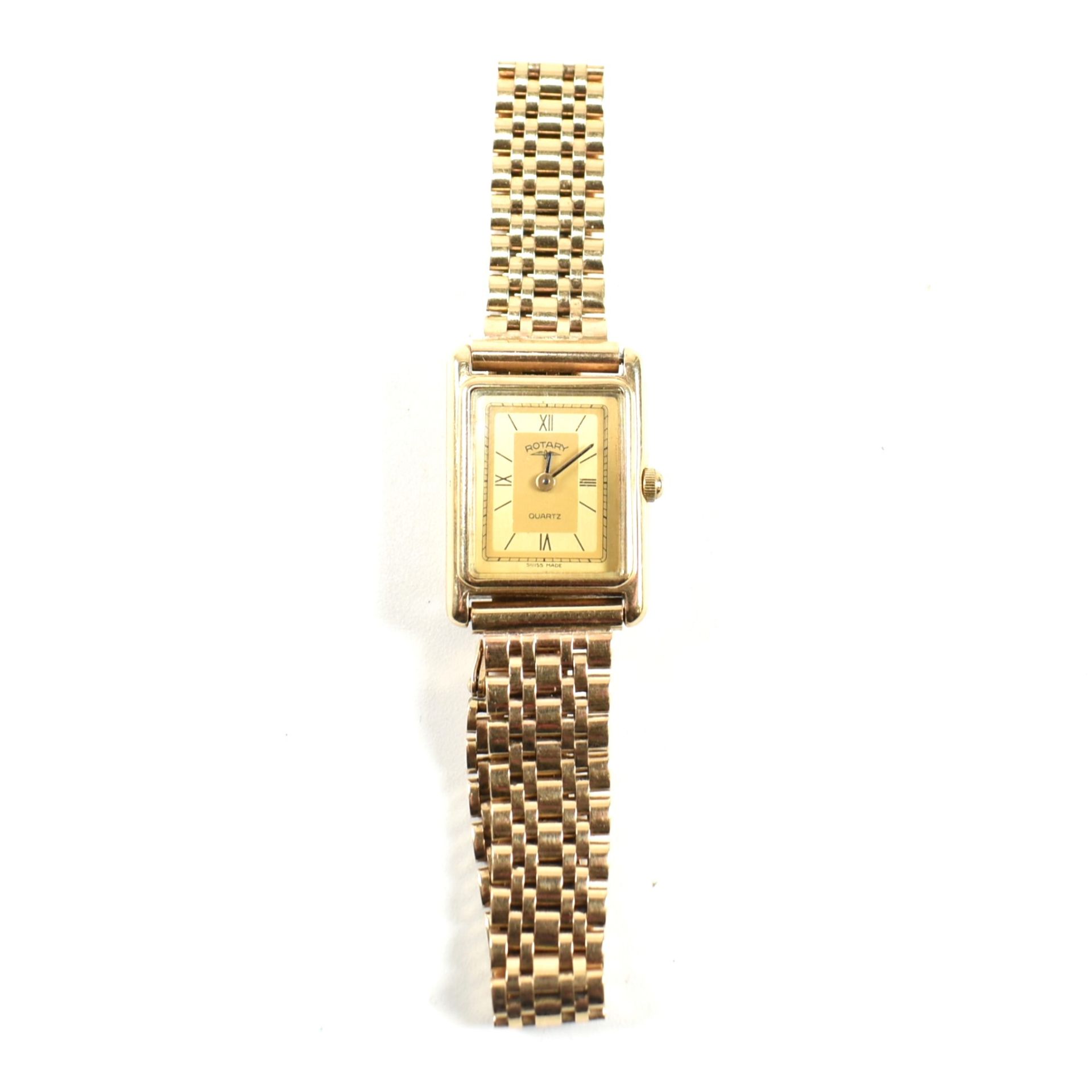 HALLMARKED 9CT GOLD ROTARY WRIST WATCH - Image 2 of 4